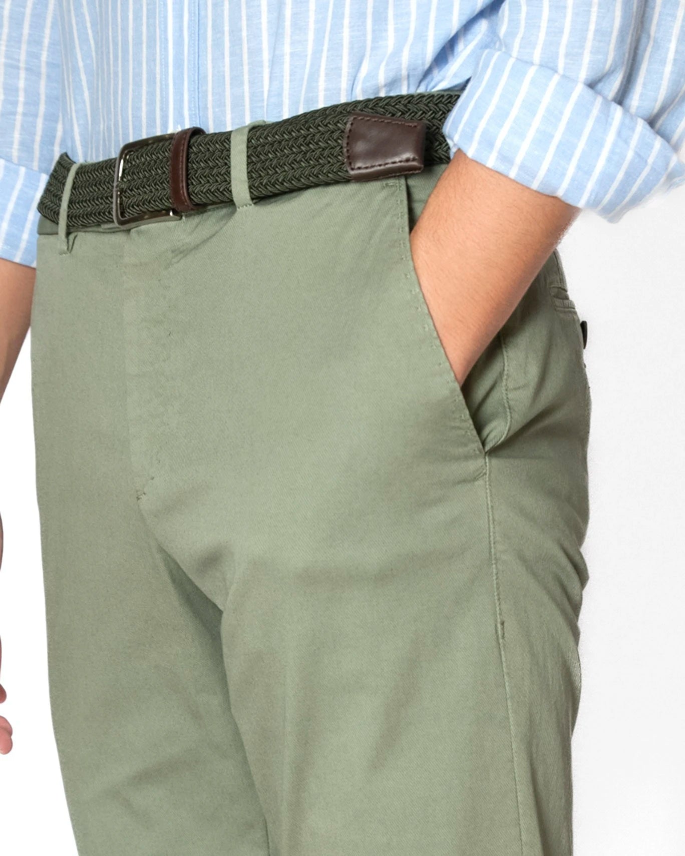 PANTALÓN CHINO VERDE CLARO FEDERICO SLIM GTA