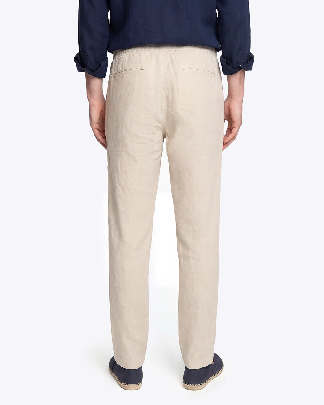 PANTALÓN CHINO DE LINO HUESO HARTFORD