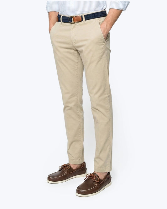 PANTALÓN CHINO DEFENDER BEIGE SLIM NORTH SAILS