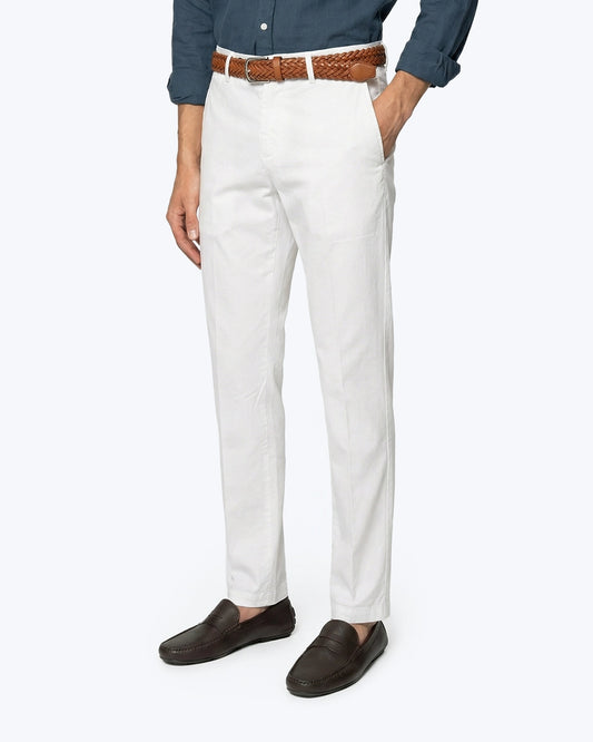 PANTALÓN CHINO BLANCO DEFENDER SLIM NORTH SAILS