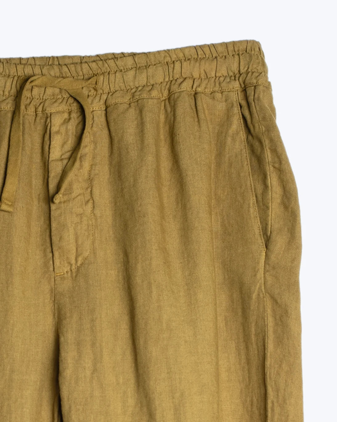 PANTALÓN CHINO DE LINO MOSTAZA ALTEA