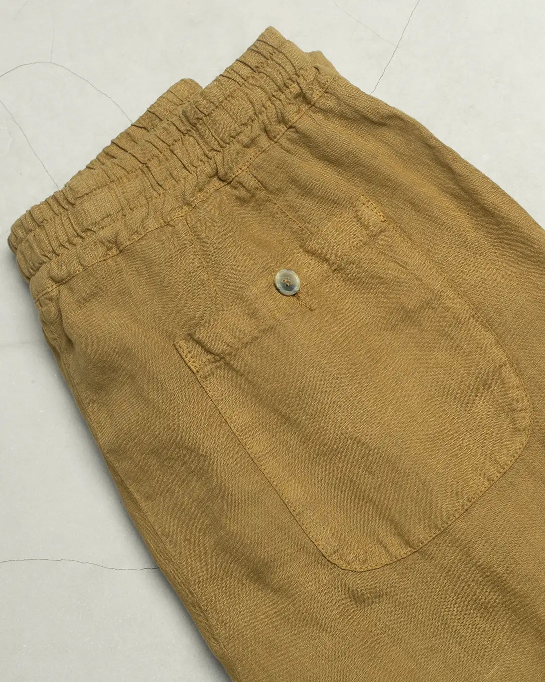 PANTALÓN CHINO DE LINO MOSTAZA ALTEA
