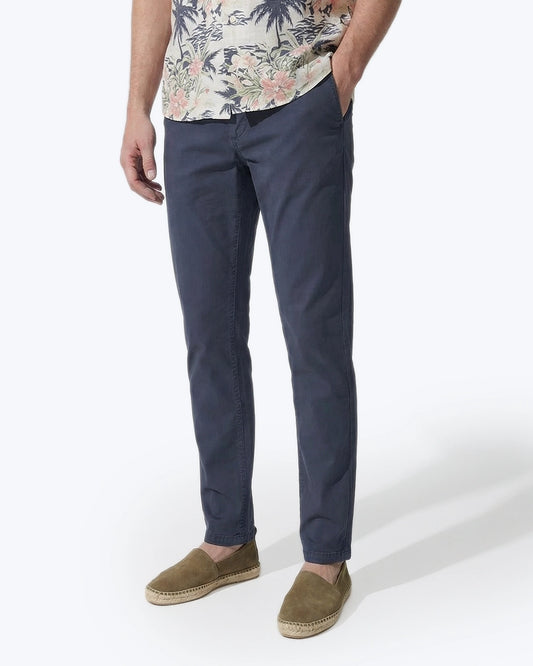 PANTALÓN CHINO AZUL ETHIWIN ECOALF
