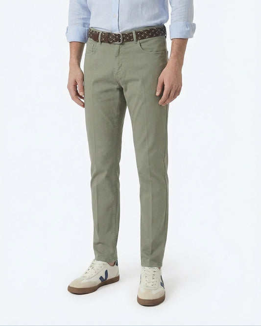 PANTALÓN 5 BOLSILLOS VERDE DAVE AT.P.CO