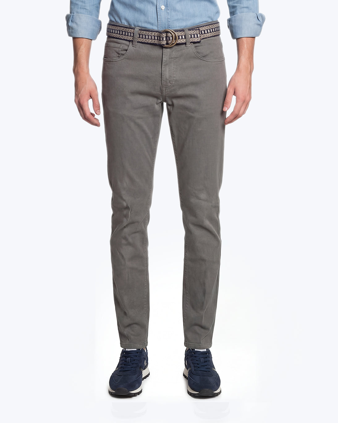 PANTALÓN GRIS OSCURO 5 BOLSILLOS DAVE AT.P.CO