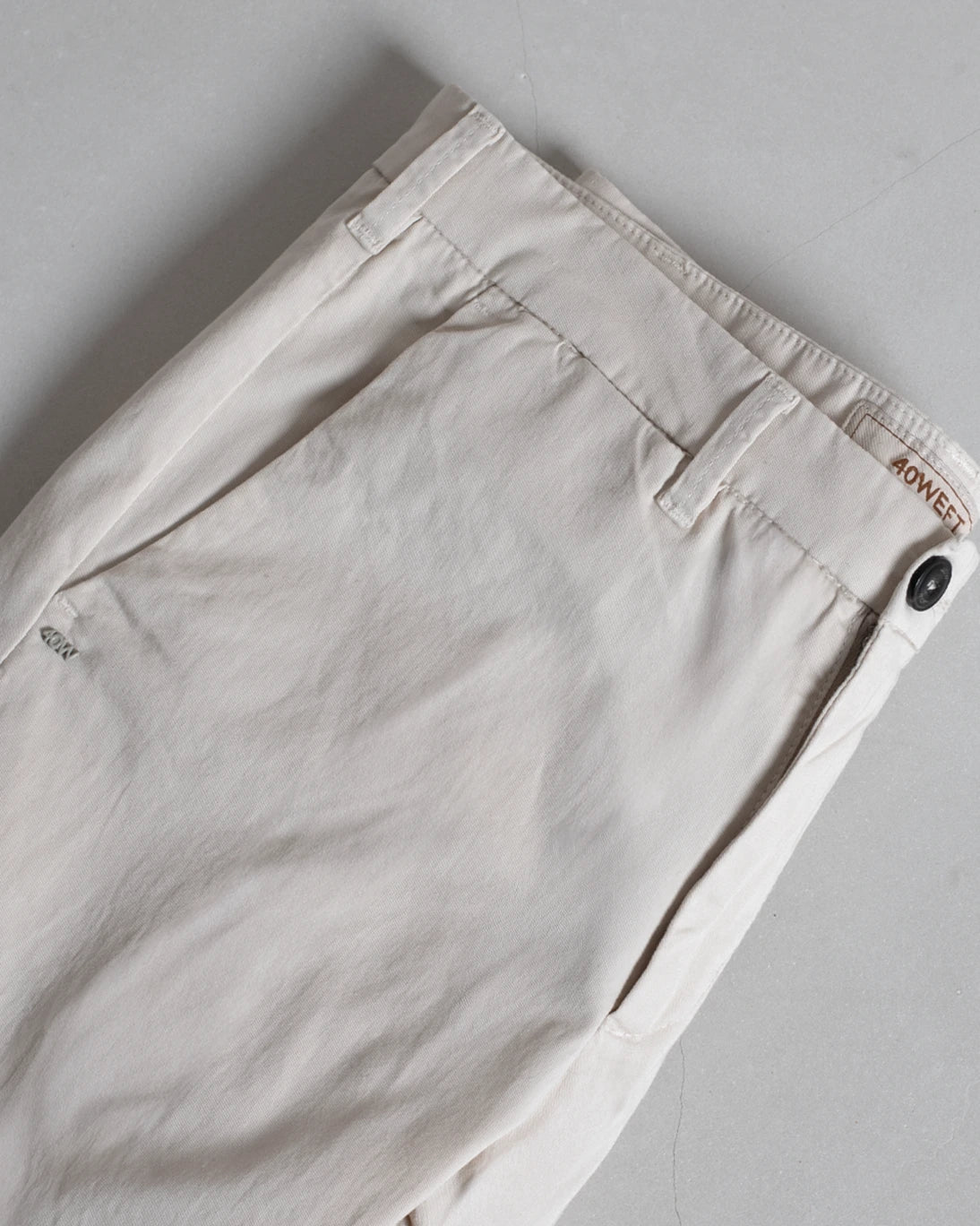 PANTALÓN CHINO GABARDINA BEIGE CLARO 40WEFT