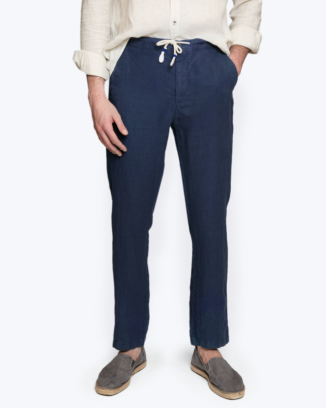 PANTALÓN CHINO DE LINO NAVY NORTH SAILS