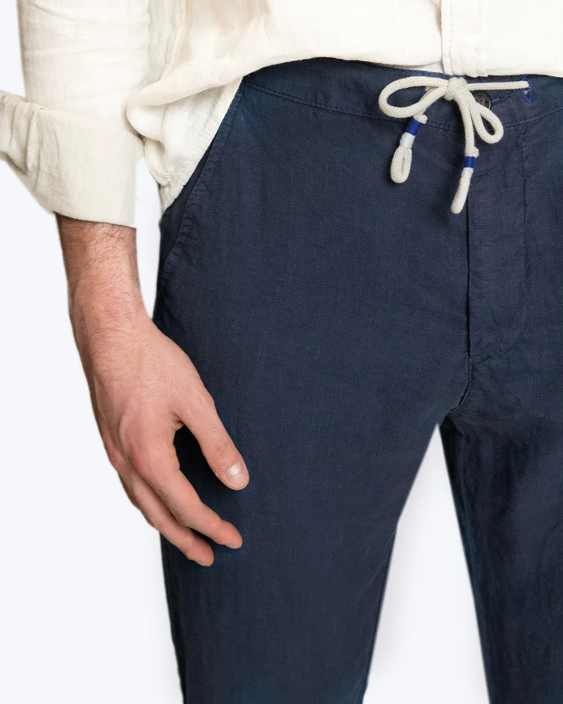 PANTALÓN CHINO DE LINO NAVY NORTH SAILS