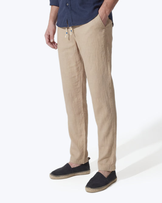 PANTALÓN CHINO DE LINO BEIGE NORTH SAILS
