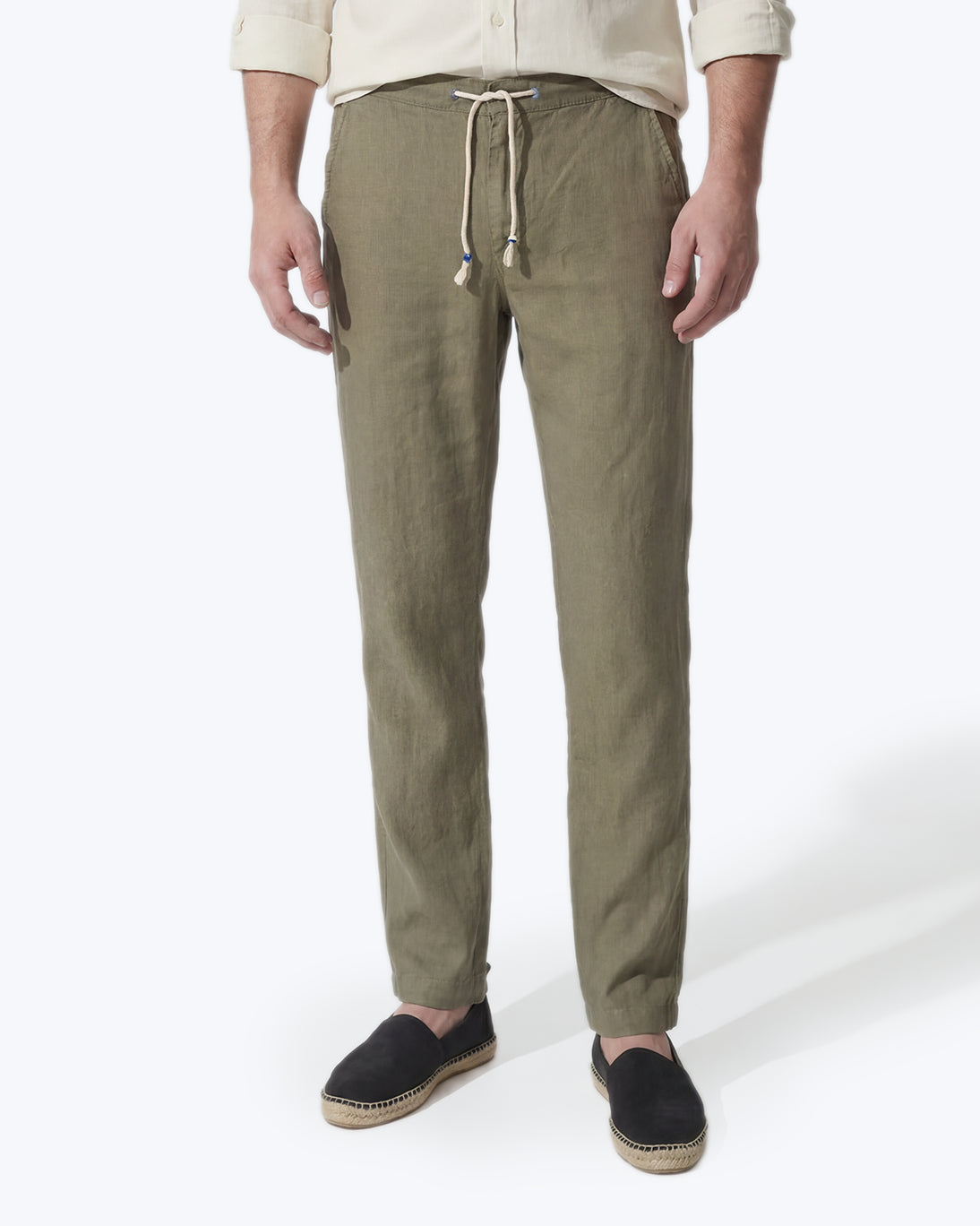 PANTALÓN CHINO DE LINO VERDE NORTH SAILS