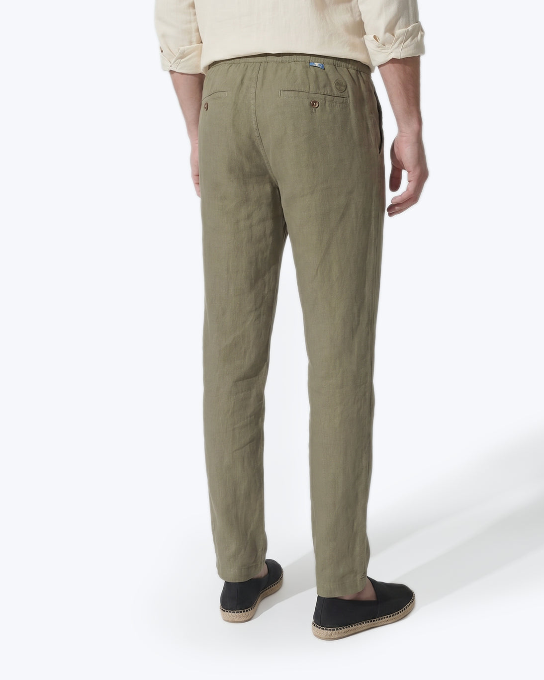 PANTALÓN CHINO DE LINO VERDE NORTH SAILS