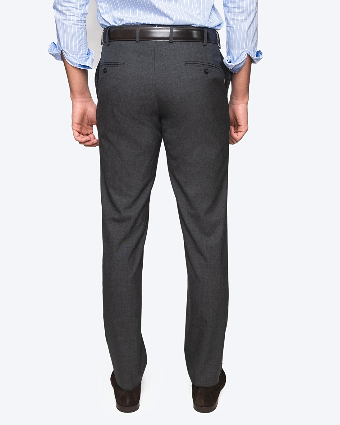 PANTALÓN DE VESTIR GRIS MARENGO DE LANA L.B.M. 1911