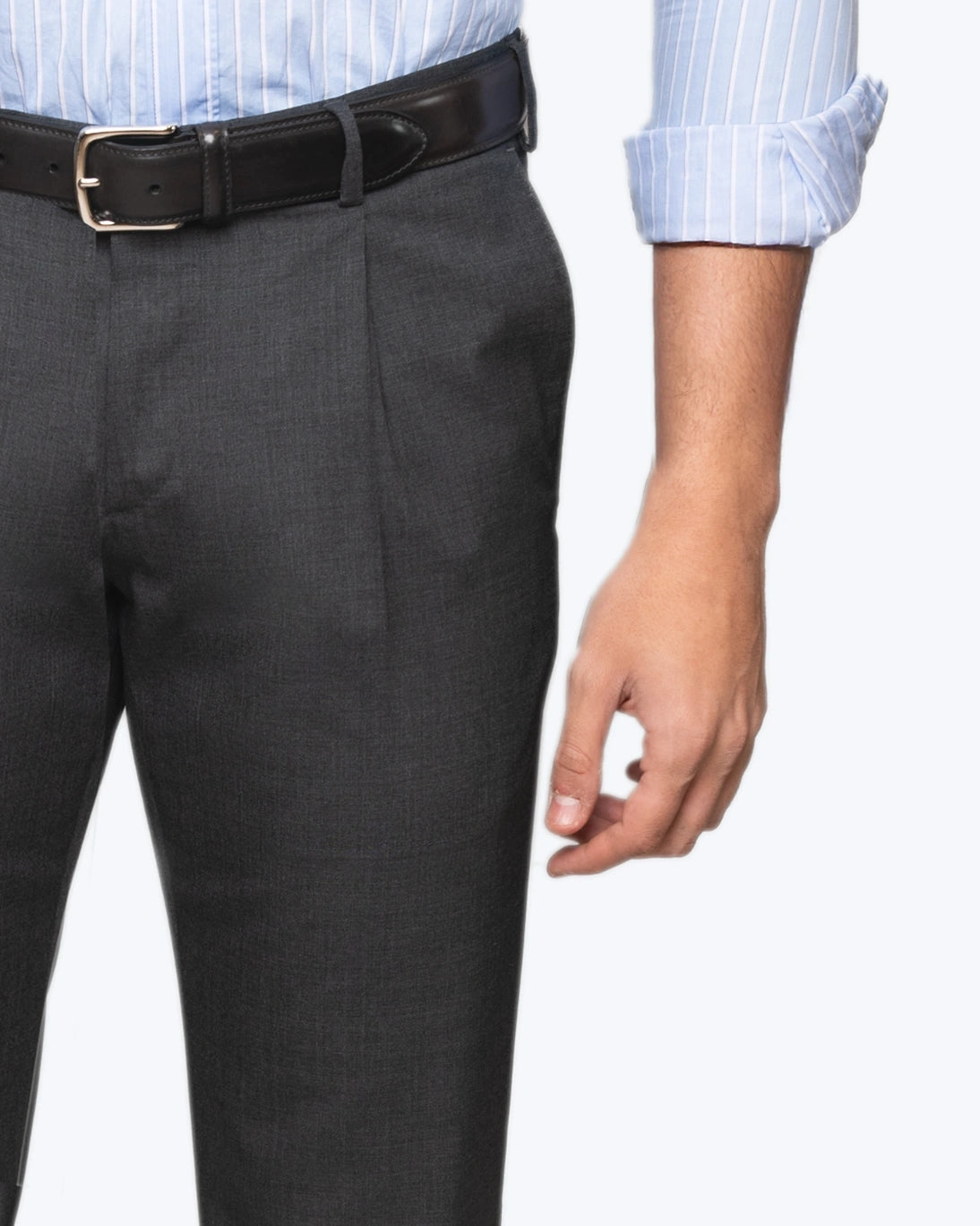 PANTALÓN DE VESTIR CON PINZA DE LANA L.B.M. 1911