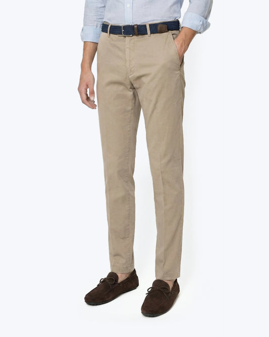 PANTALÓN CHINO SLIM FIT BEIGE L.B.M. 1911