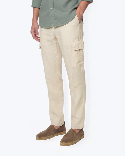 PANTALÓN CARGO LIGERO BEIGE CLARO L.B.M. 1911