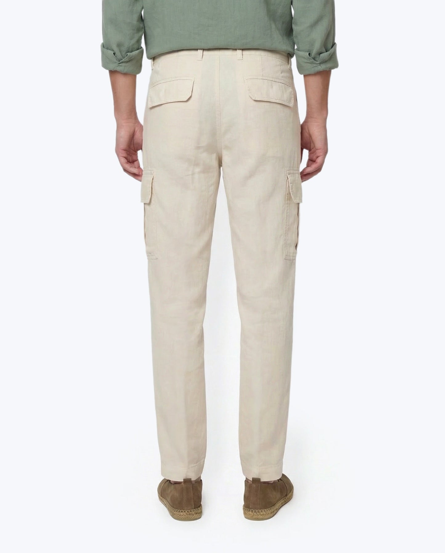 PANTALÓN CARGO LIGERO BEIGE CLARO L.B.M. 1911