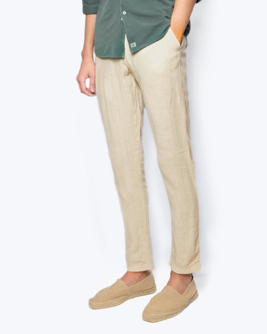PANTALÓN CHINO DE LINO BEIGE CALA 1789