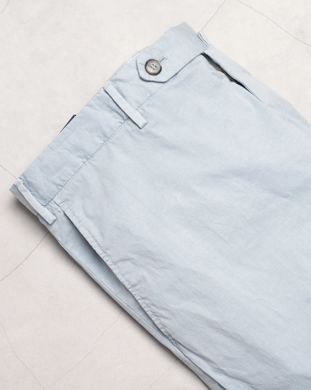 PANTALÓN CHINO GABARDINA AZUL CLARO SANTANIELLO