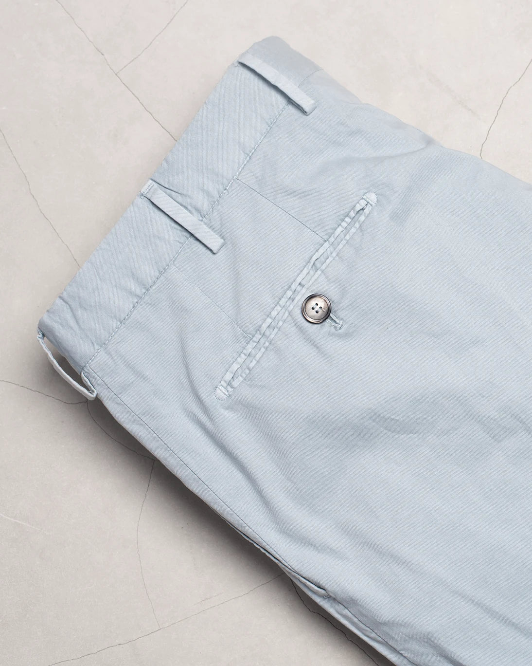 PANTALÓN CHINO GABARDINA AZUL CLARO SANTANIELLO