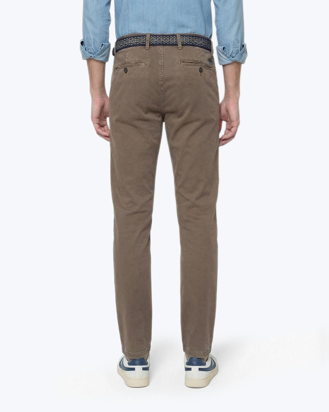 PANTALÓN CHINO MARRÓN SLIM FIT BOMBOOGIE