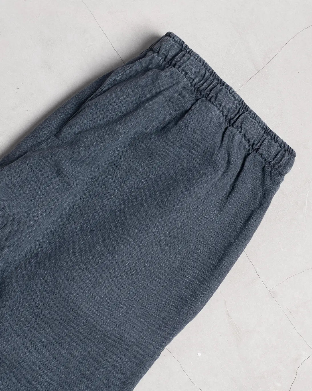 PANTALÓN DE LINO AZUL GRISÁCEO TWAY