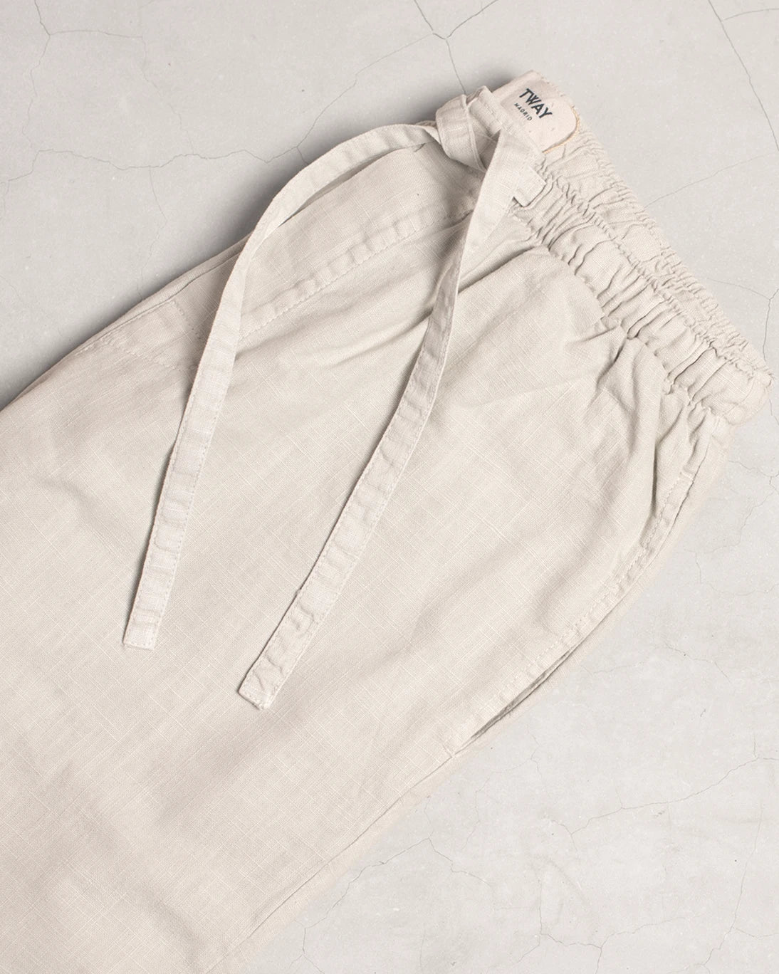 PANTALÓN DE LINO CRUDO TWAY