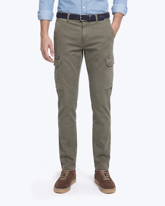 PANTALÓN CARGO OLIVA 40WEFT
