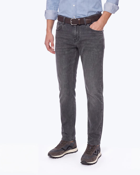 PANTALÓN VAQUERO 5 BOLSILLOS GRIS AT.P.CO