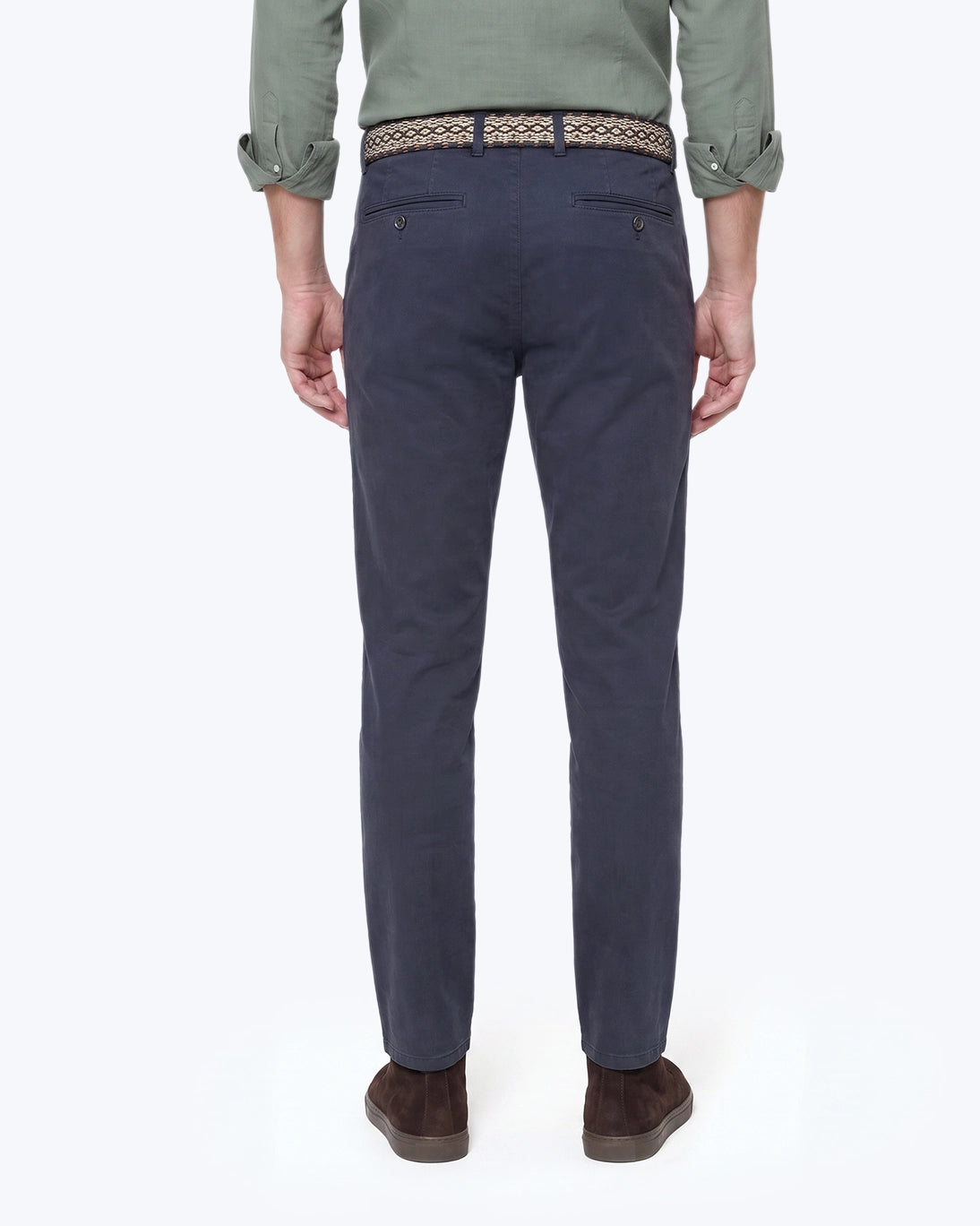 PANTALÓN CHINO GTA FEDERICO SLIM BATAVIA AZUL MARINO