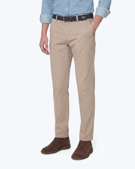 PANTALÓN CHINO GTA FEDERICO SLIM BATAVIA BEIGE