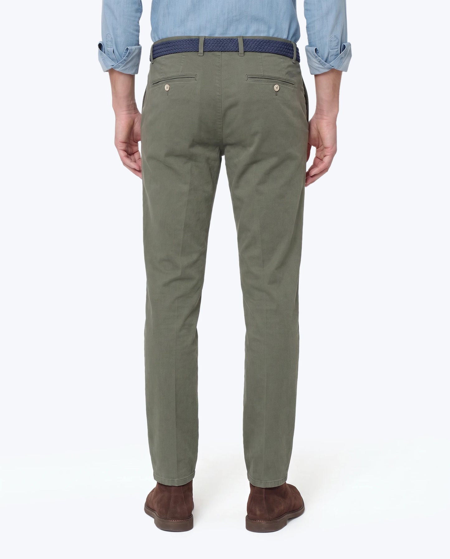PANTALÓN CHINO GTA FEDERICO SLIM BATAVIA VERDE