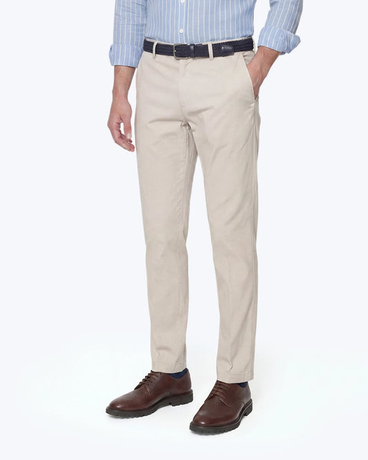 PANTALÓN CHINO GTA SLIM MOLESKIN BEIGE