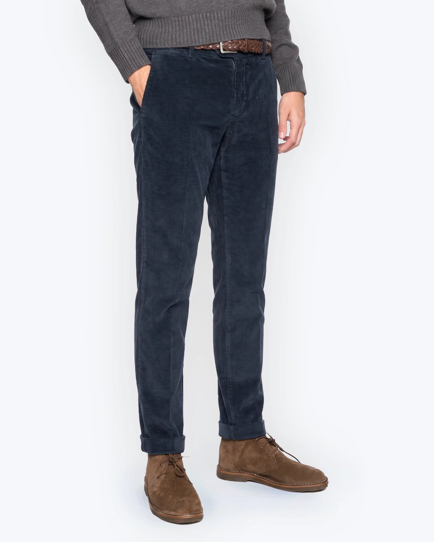 PANTALÓN CHINO DE PANA NAVY SEVENTY