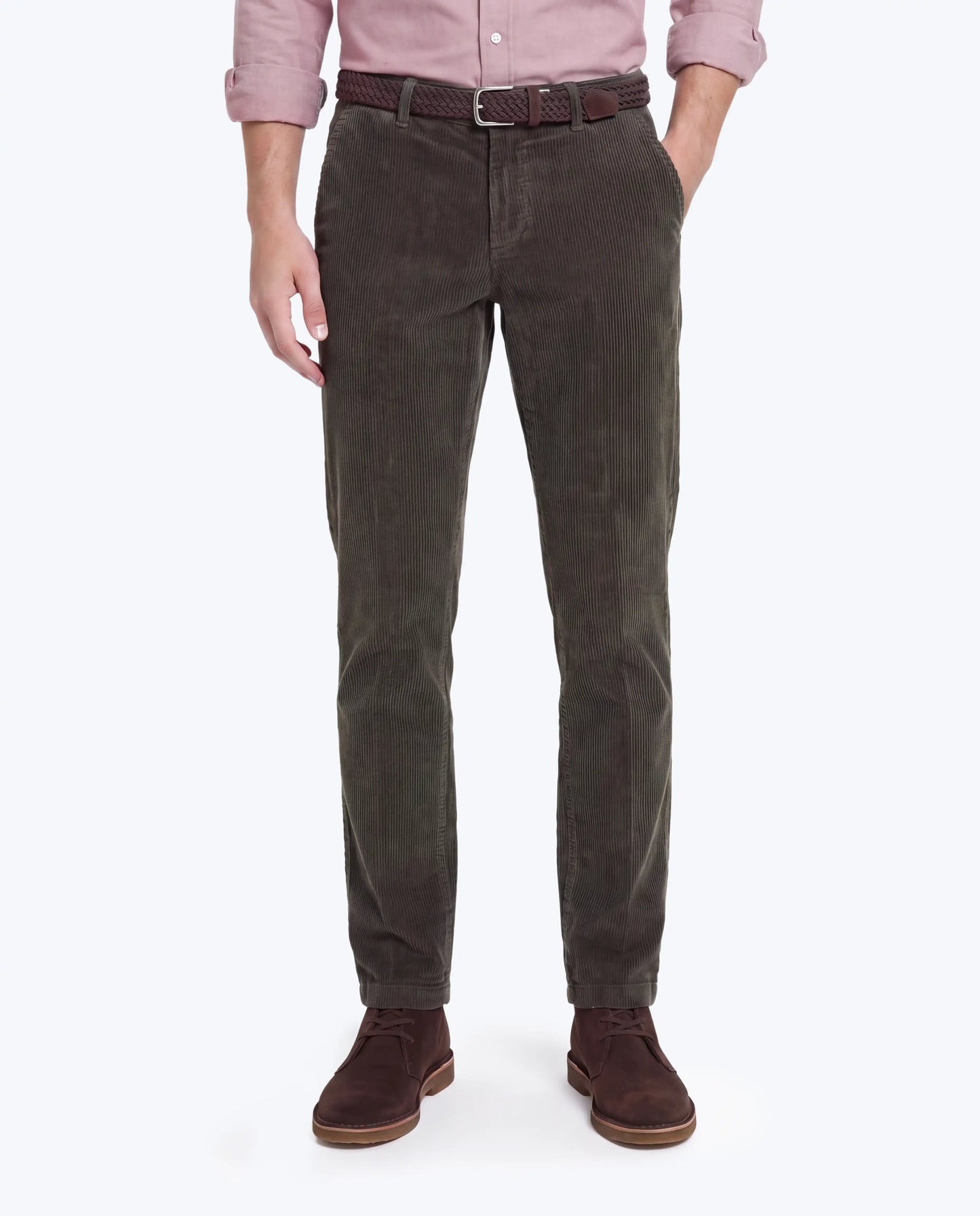 PANTALÓN CHINO DE PANA MARRÓN BOMBOOGIE