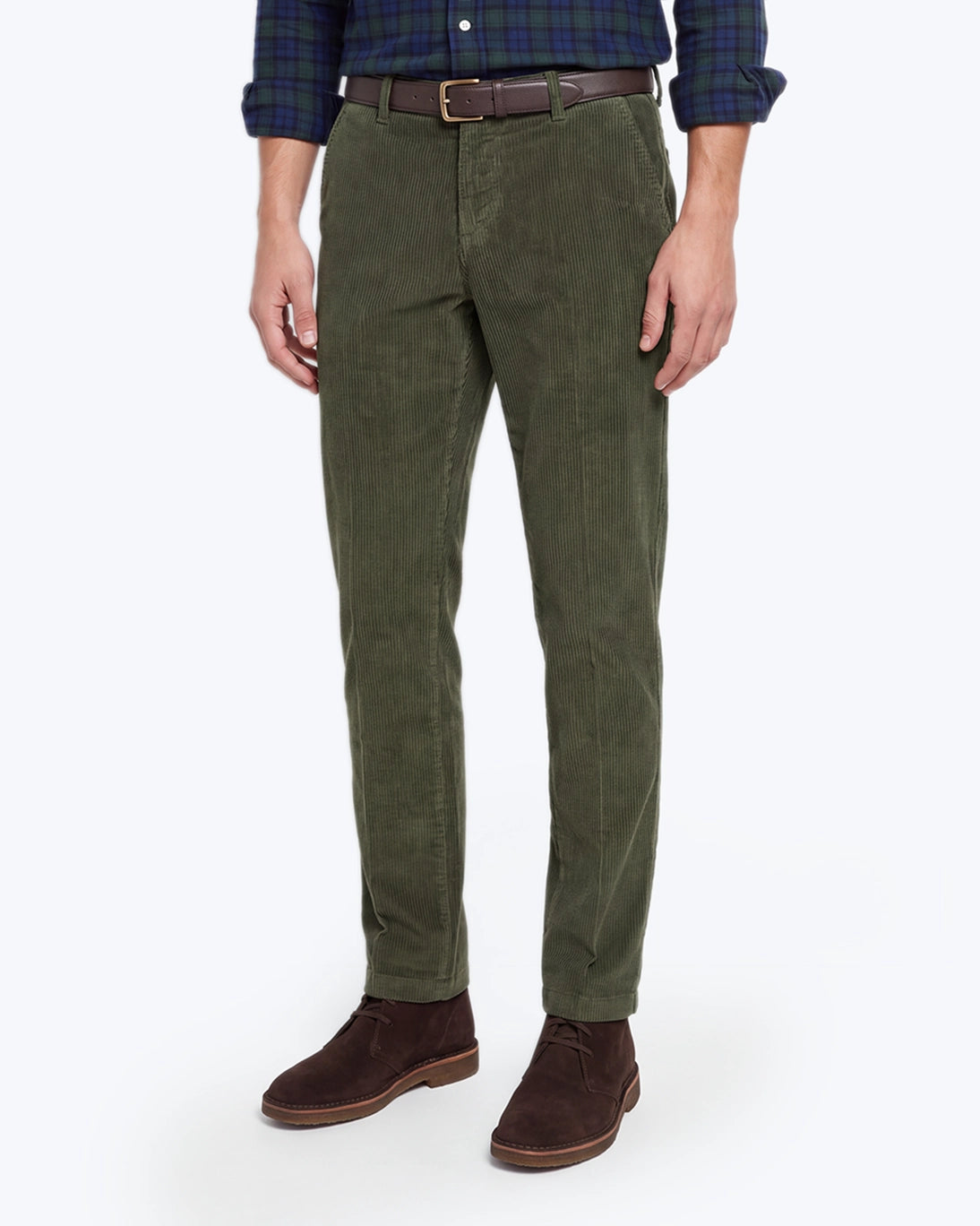 PANTALÓN CHINO DE PANA VERDE BOMBOOGIE