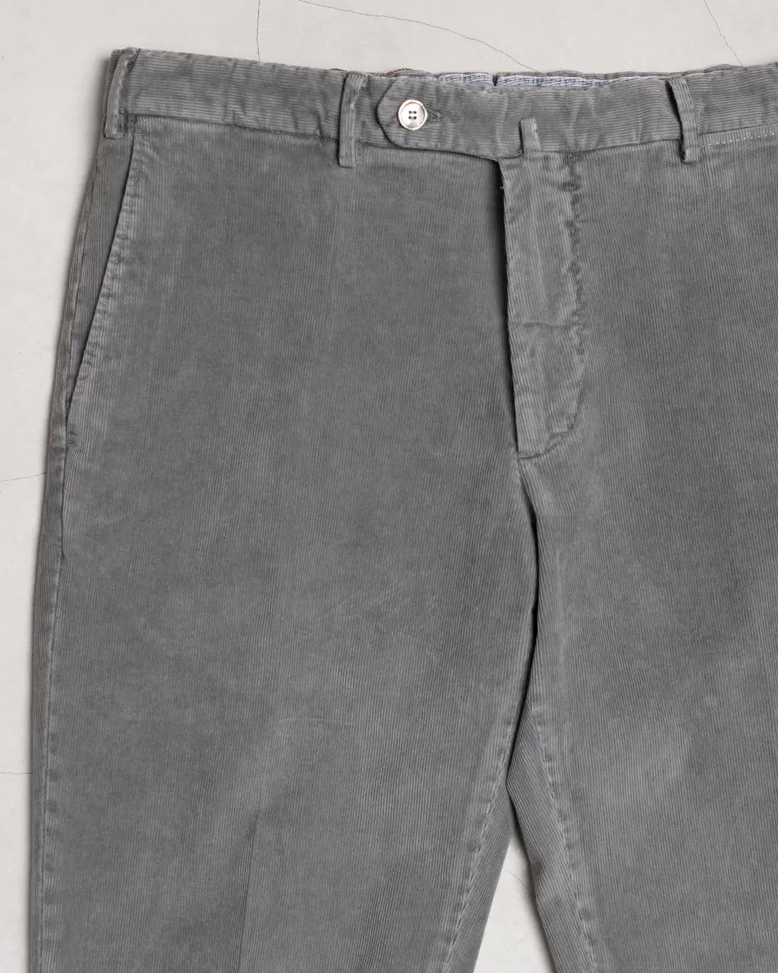 PANTALÓN CHINO DE PANA GRIS SANTANIELLO
