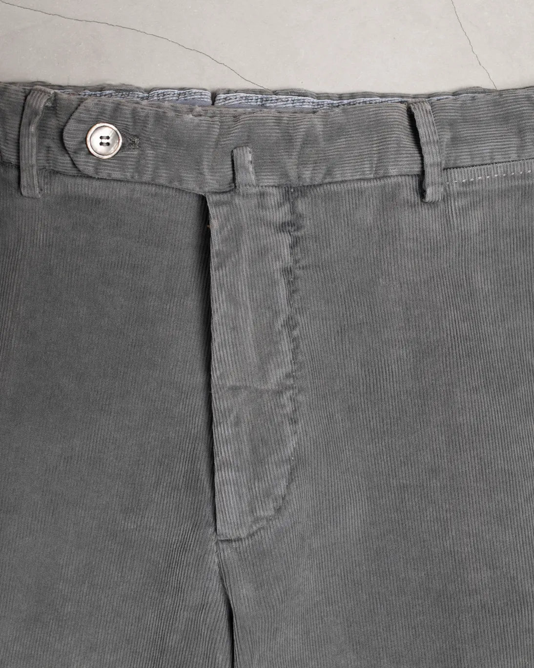 PANTALÓN CHINO DE PANA GRIS SANTANIELLO