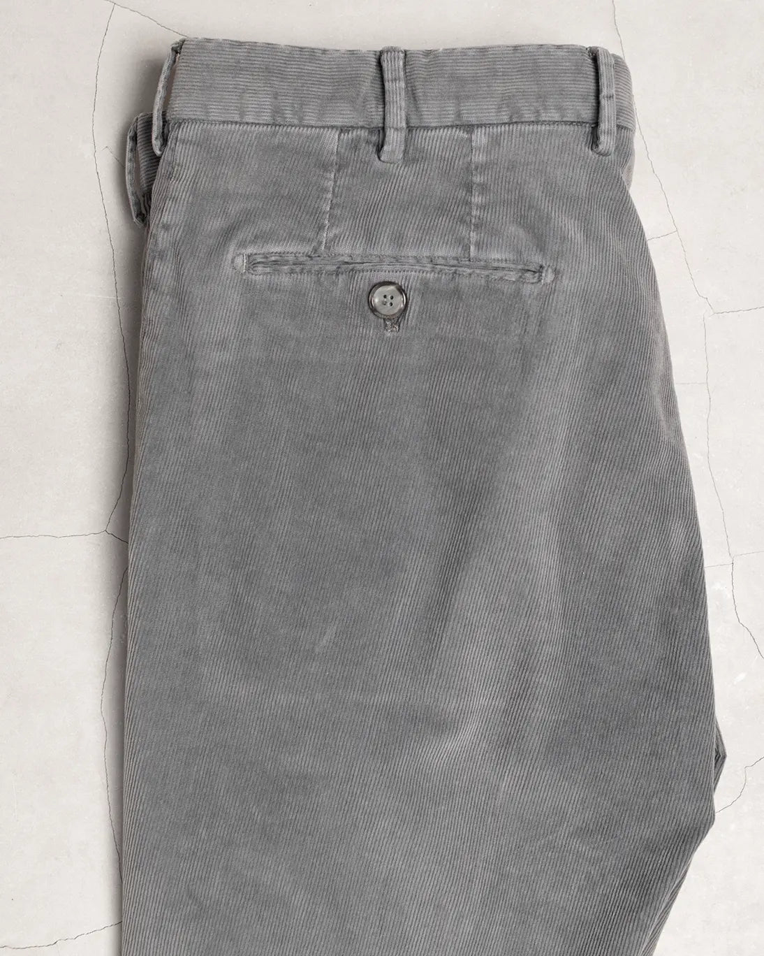 PANTALÓN CHINO DE PANA GRIS SANTANIELLO