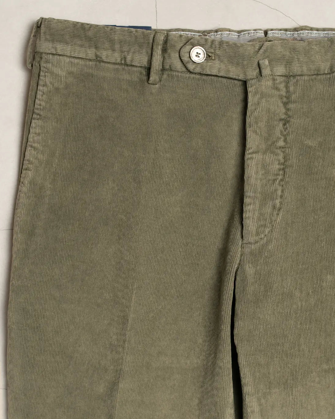 PANTALÓN CHINO DE PANA VERDE SANTANIELLO