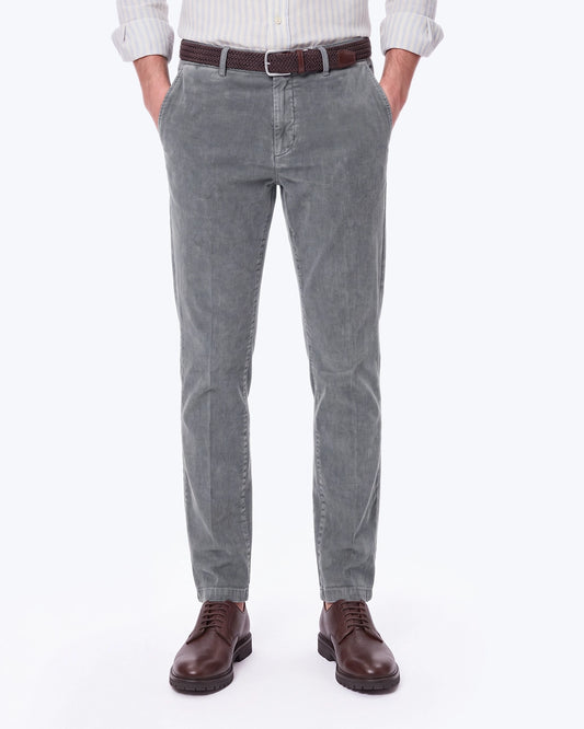 PANTALÓN CHINO DE PANA AZUL SANTANIELLO