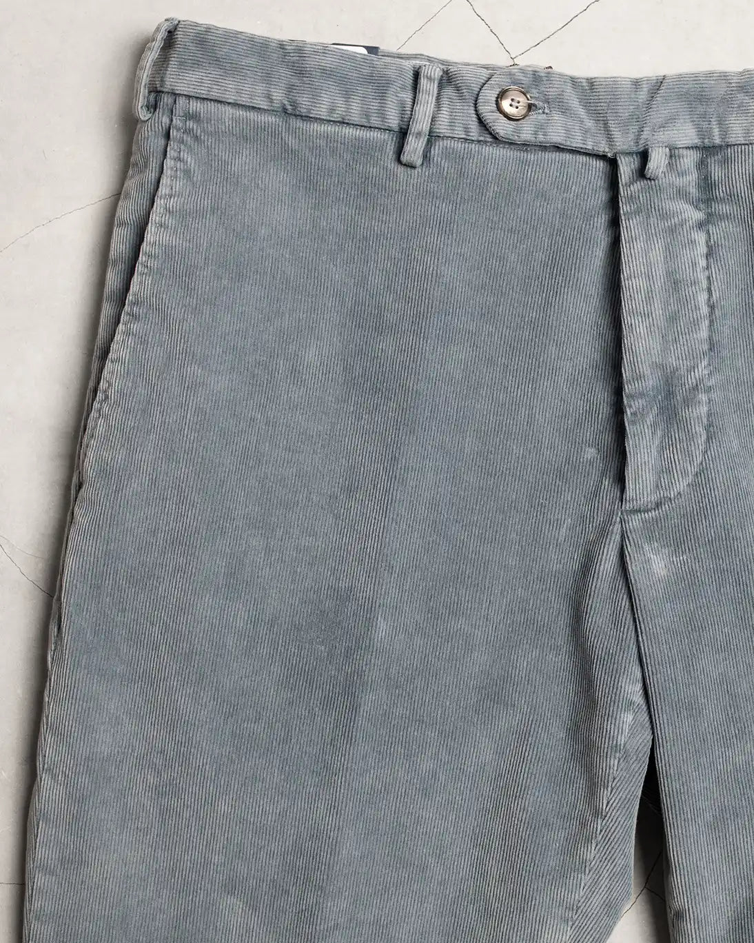 PANTALÓN CHINO DE PANA AZUL SANTANIELLO