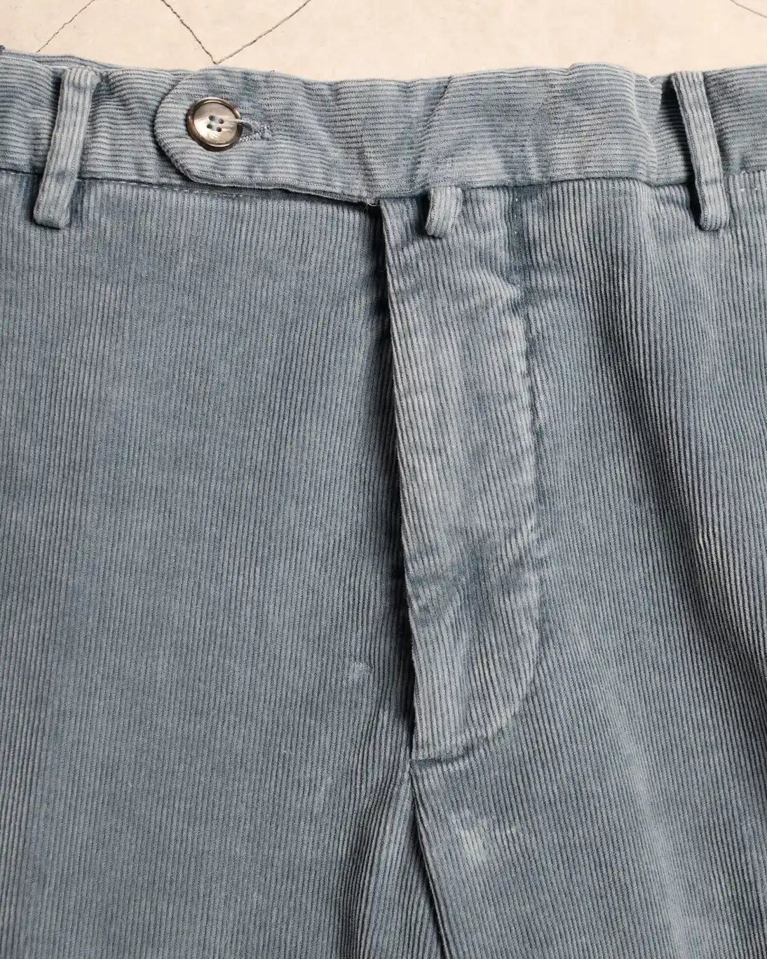 PANTALÓN CHINO DE PANA AZUL SANTANIELLO