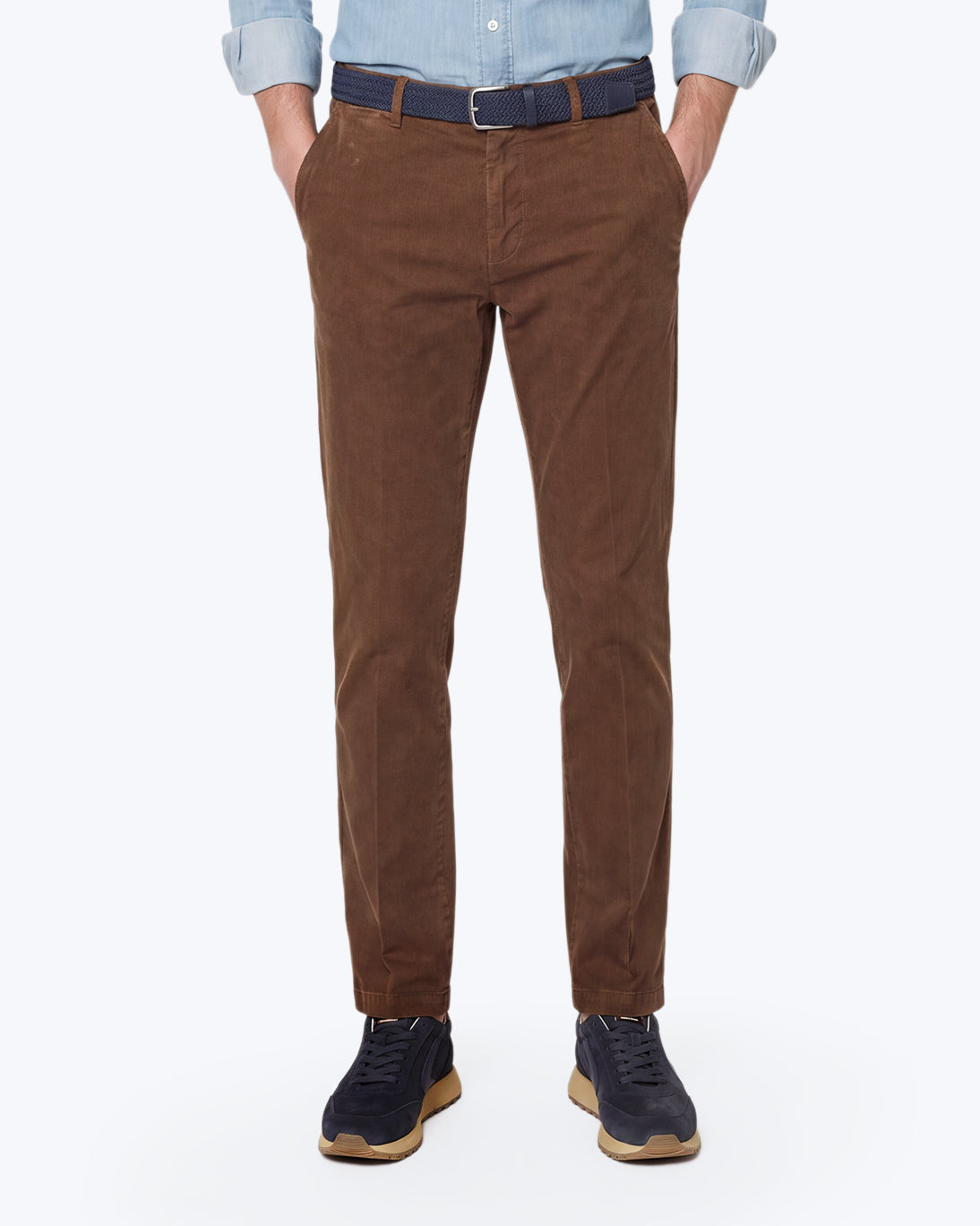 PANTALÓN CHINO DE PANA MARRÓN L.B.M. 1911
