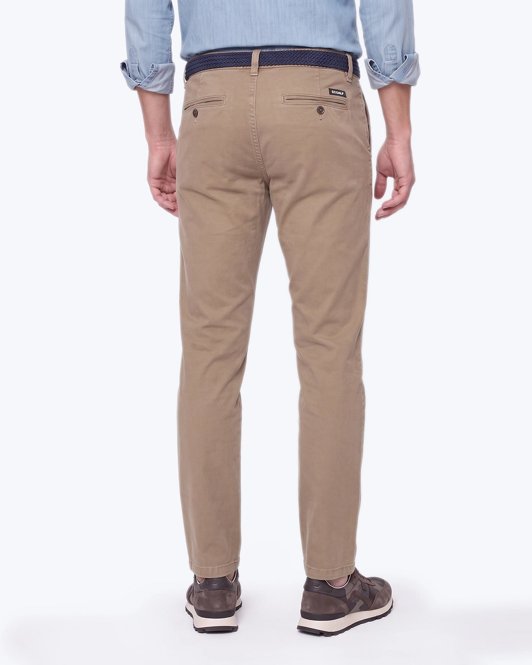 PANTALÓN CHINO ELÁSTICO ETHIWIN MARRÓN ECOALF