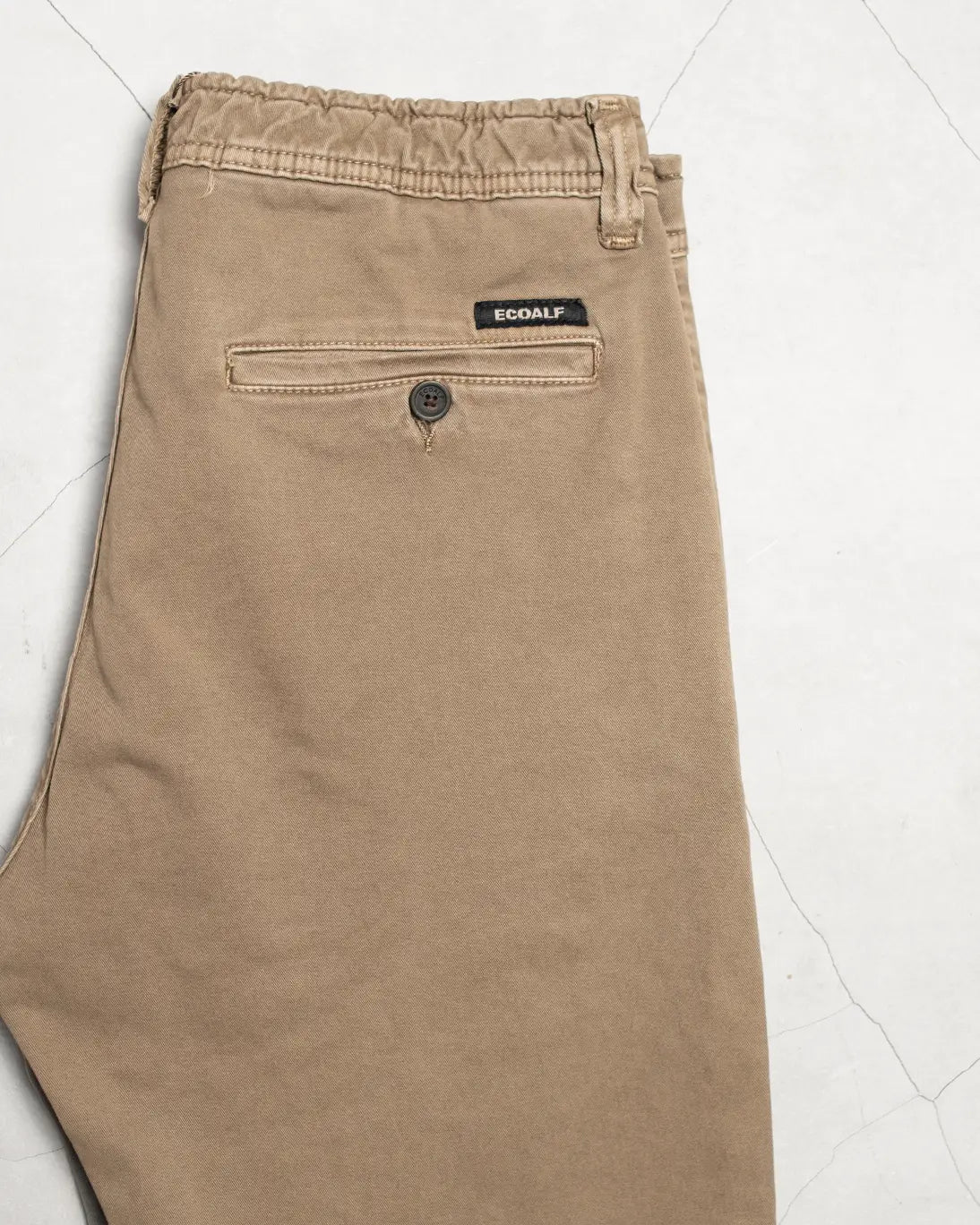 PANTALÓN CHINO ELÁSTICO ETHIWIN MARRÓN ECOALF