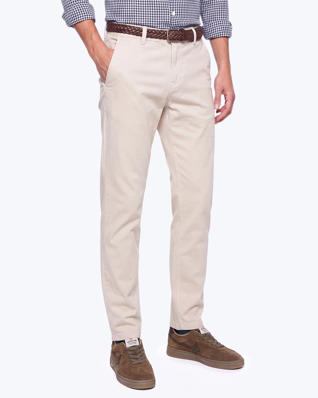 PANTALÓN CHINO ELÁSTICO ETHIWIN CRUDO ECOALF