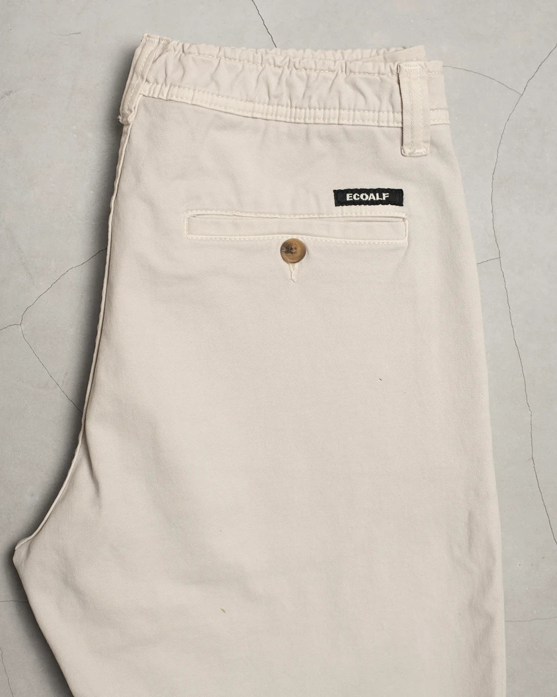 PANTALÓN CHINO ELÁSTICO ETHIWIN CRUDO ECOALF