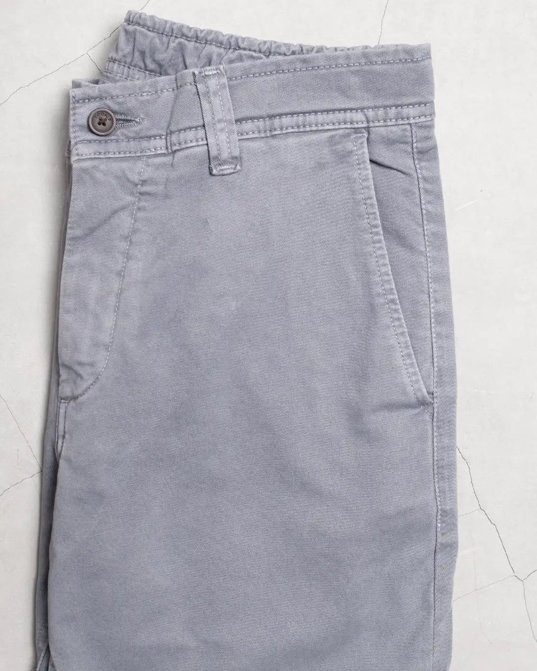 PANTALÓN CHINO ELÁSTICO ETHIWIN GRIS ECOALF