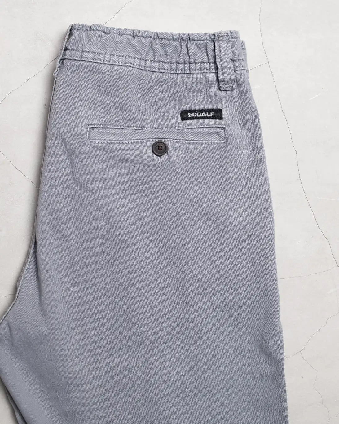 PANTALÓN CHINO ELÁSTICO ETHIWIN GRIS ECOALF