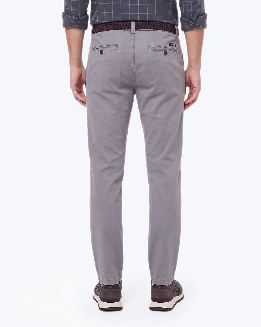 PANTALÓN CHINO ELÁSTICO ETHIWIN GRIS ECOALF